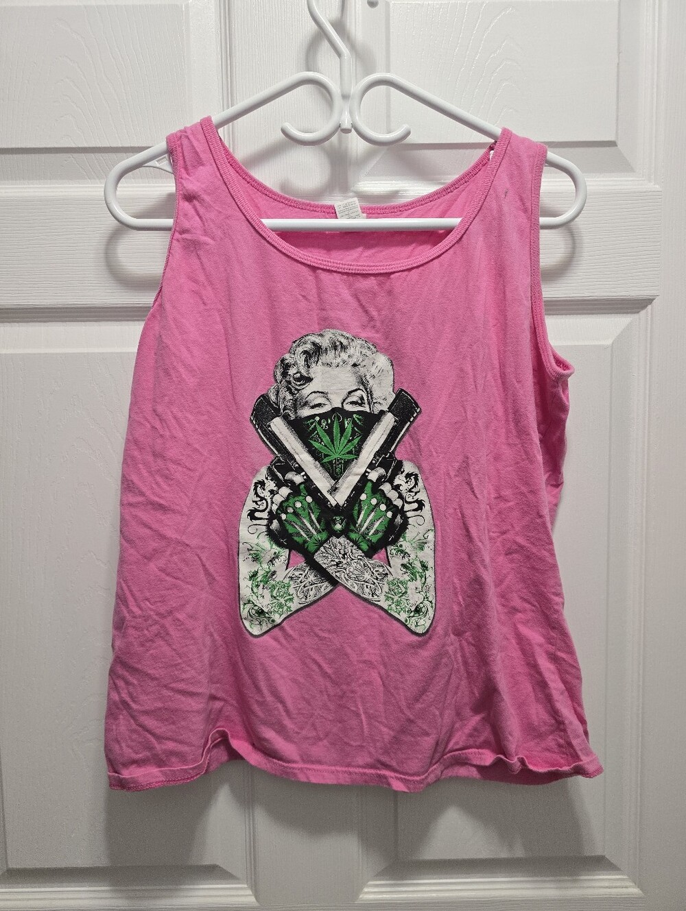 Women's Pink 100% Cotton Tee - 2XL